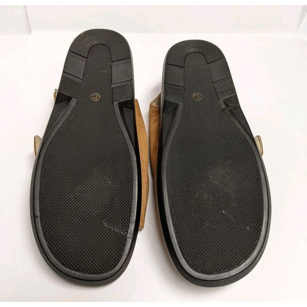 Strictly Comfort Sandals Women 8.5M Slingback Relax Tan Leather Buckles 8.5 M - Picture 11 of 15